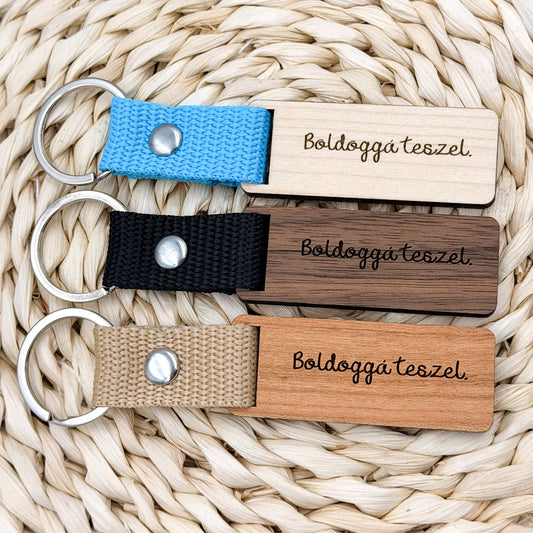 Boldoggá teszel kulcstartó