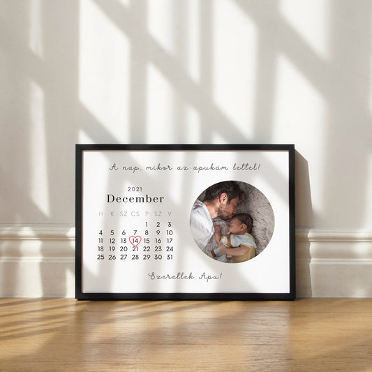 A nap, mikor az apukám lettél dátumos