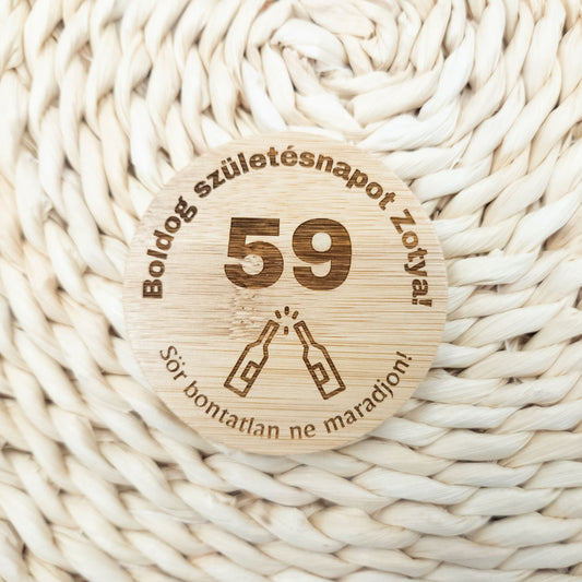 Kör alakú születésnapos bambusz sörnyító