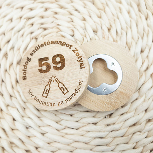 Kör alakú születésnapos bambusz sörnyító