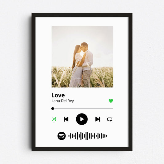 Egyedi Fotós Zenekódos falikép