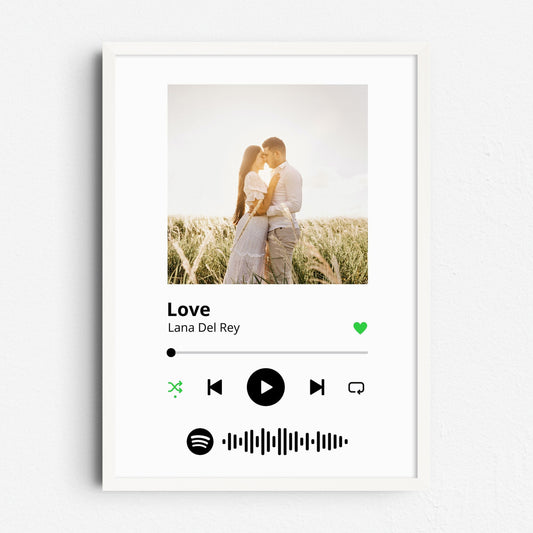 Egyedi Fotós Zenekódos falikép