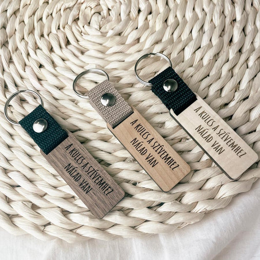 A kulcs a szívemhez nálad van kulcstartó