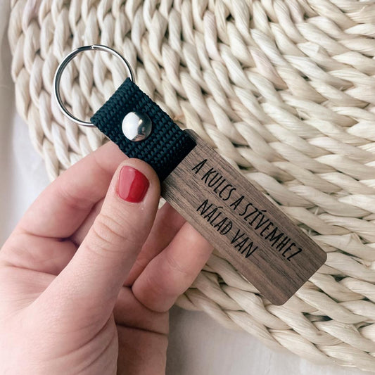 A kulcs a szívemhez nálad van kulcstartó