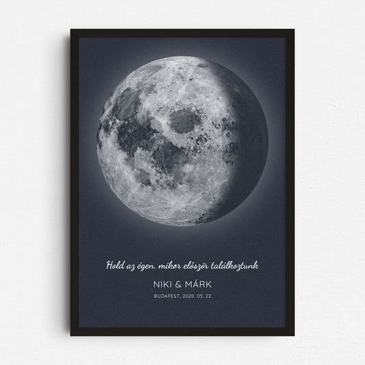 Egyedi holdfázis falikép