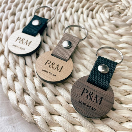 Egyedi kezdőbetűs kulcstartó No. 1