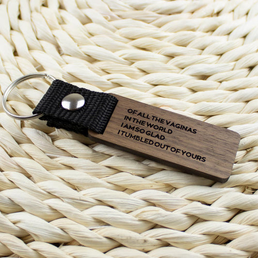 Of all the vaginas in the world... kulcstartó