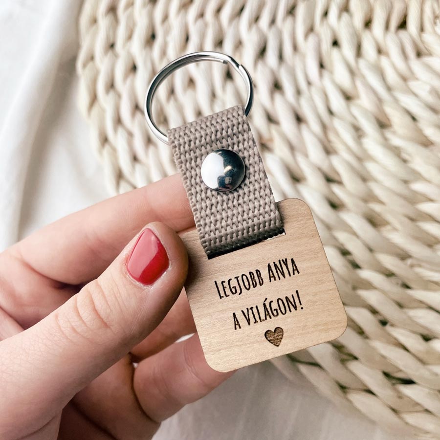 Legjobb anya a világon kulcstartó