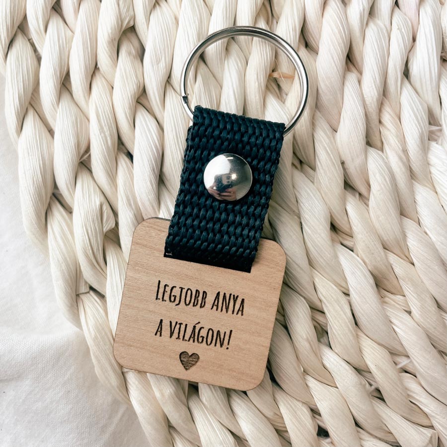 Legjobb anya a világon kulcstartó