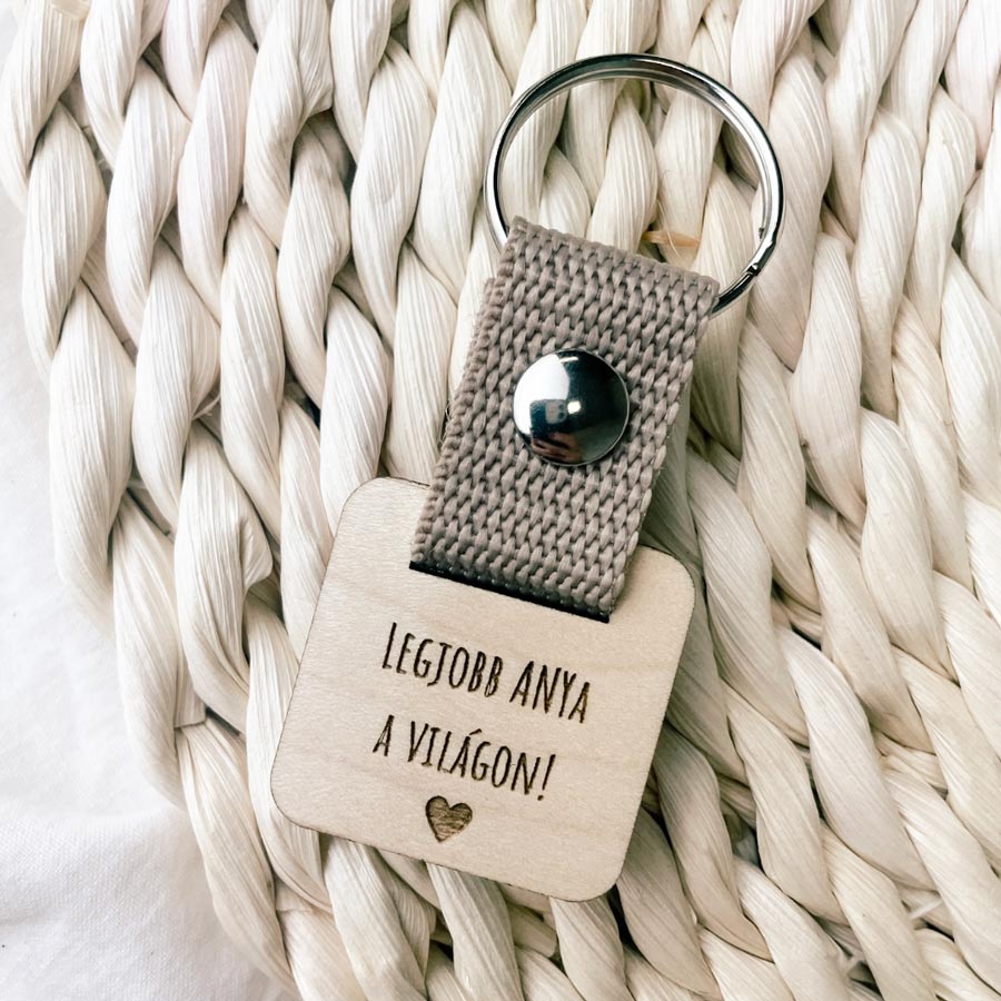 Legjobb anya a világon kulcstartó