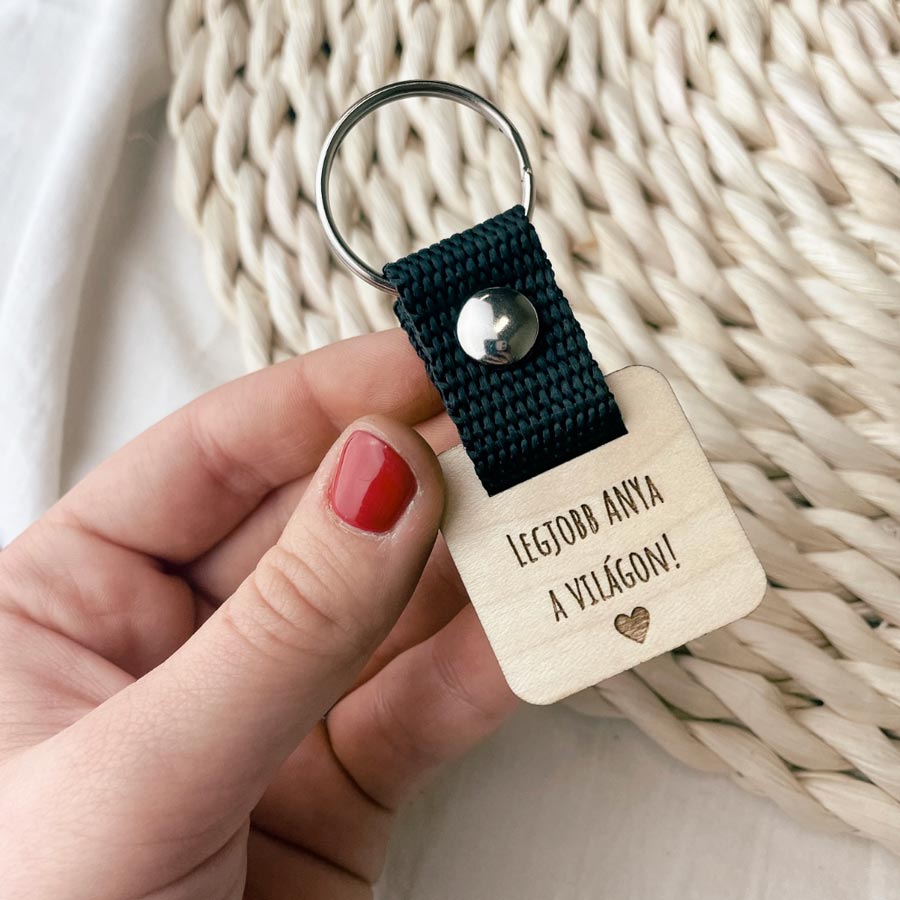 Legjobb anya a világon kulcstartó