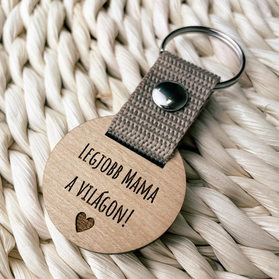 Legjobb mama a világon! kulcstartó