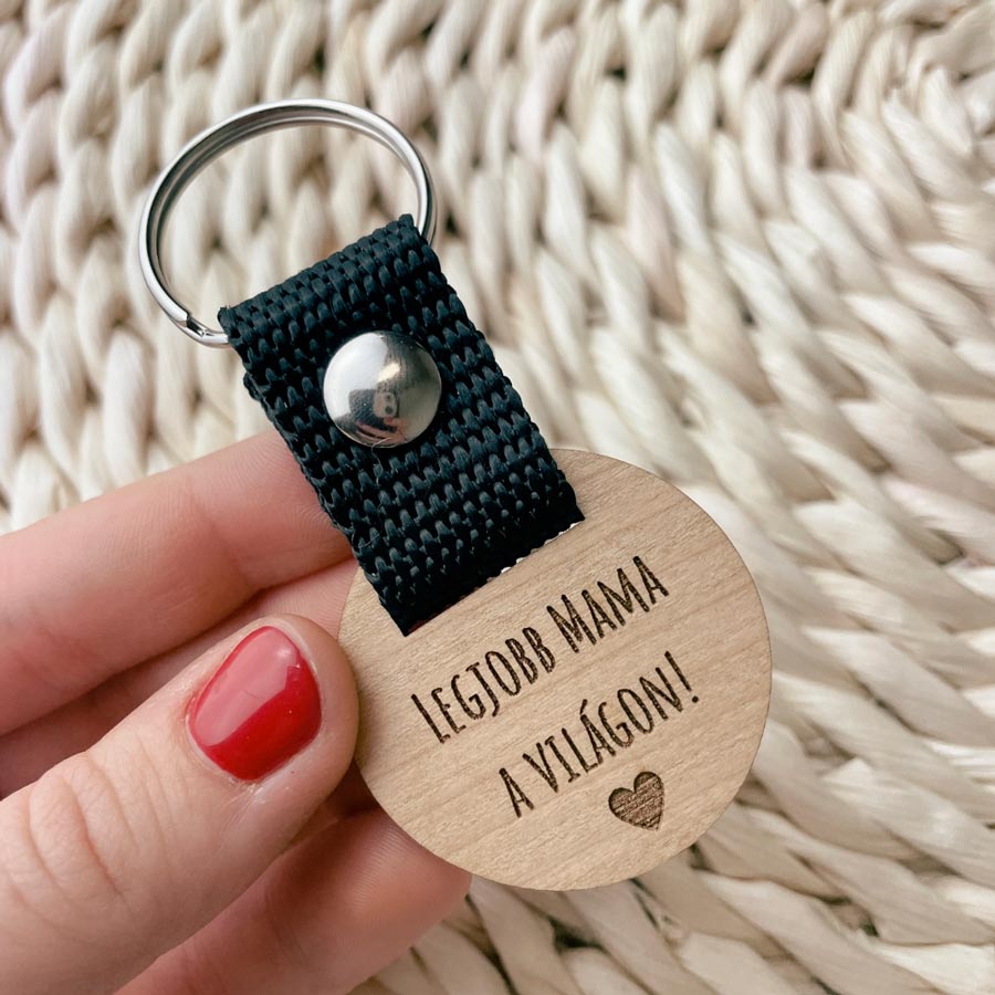 Legjobb mama a világon! kulcstartó