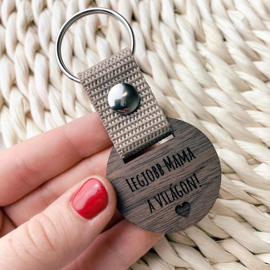 Legjobb mama a világon! kulcstartó