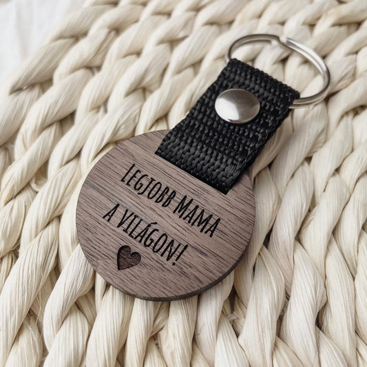 Legjobb mama a világon! kulcstartó