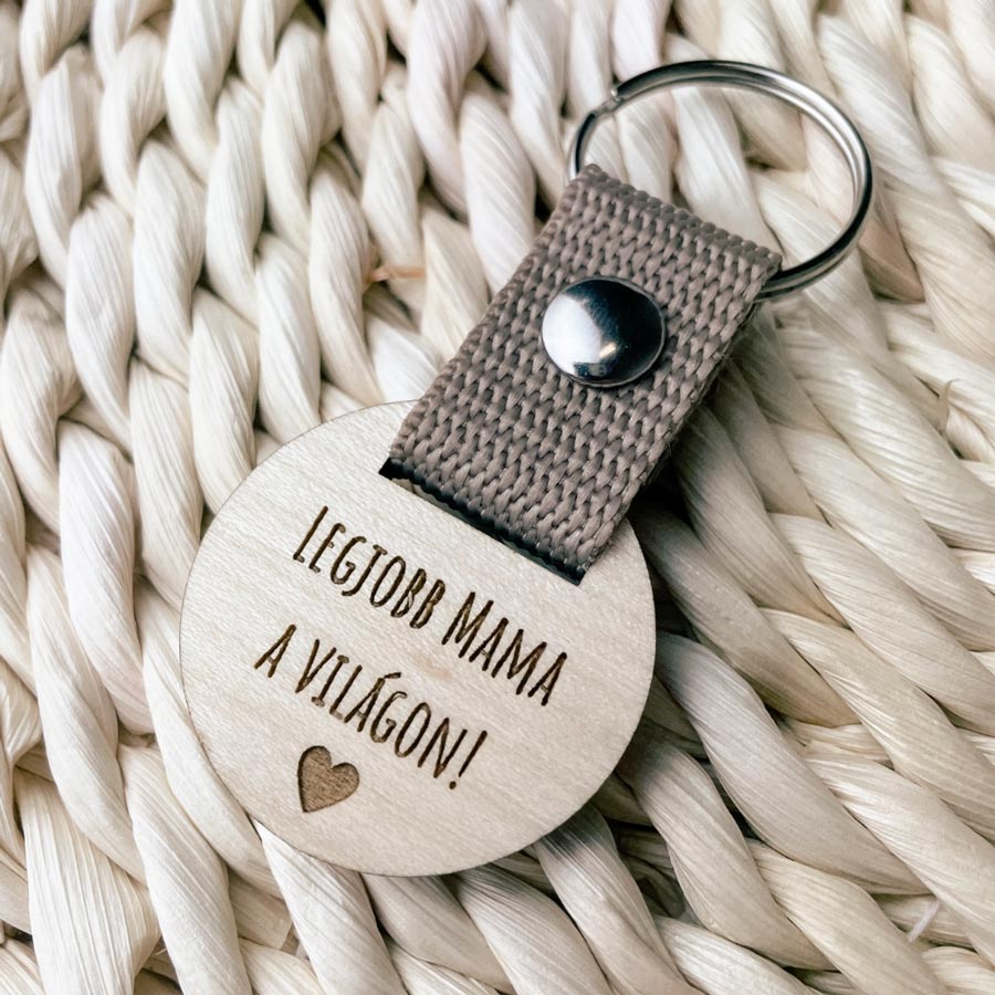 Legjobb mama a világon! kulcstartó