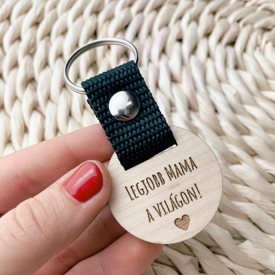 Legjobb mama a világon! kulcstartó