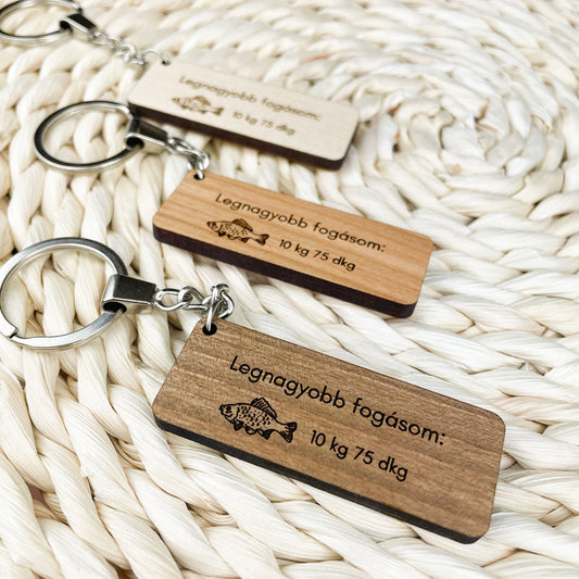 Legnagyobb fogásom kulcstartó V1