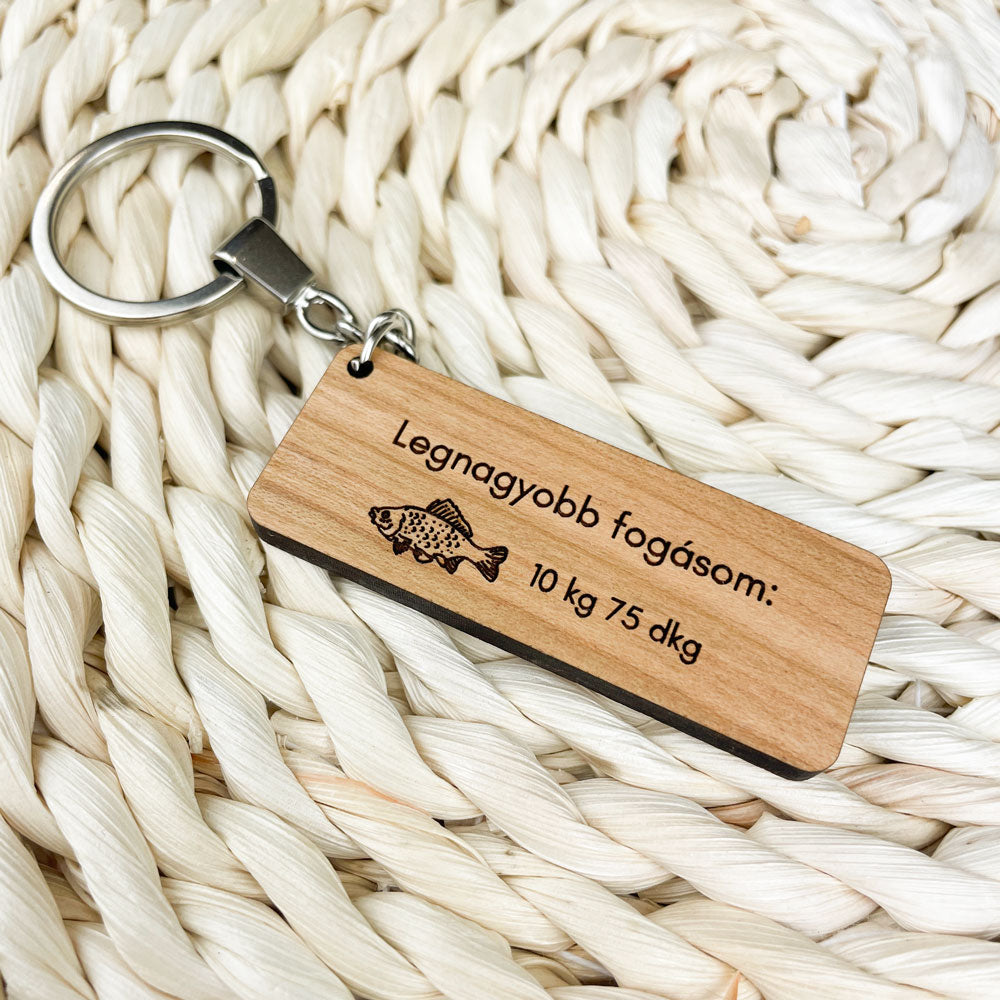 Legnagyobb fogásom kulcstartó V1