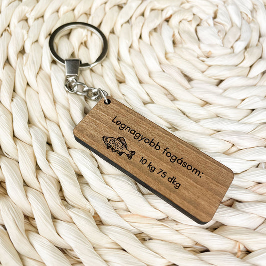 Legnagyobb fogásom kulcstartó V1