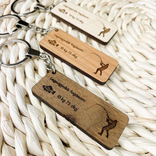 Legnagyobb fogásom kulcstartó V2