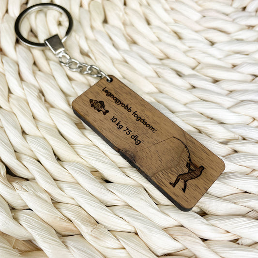 Legnagyobb fogásom kulcstartó V2