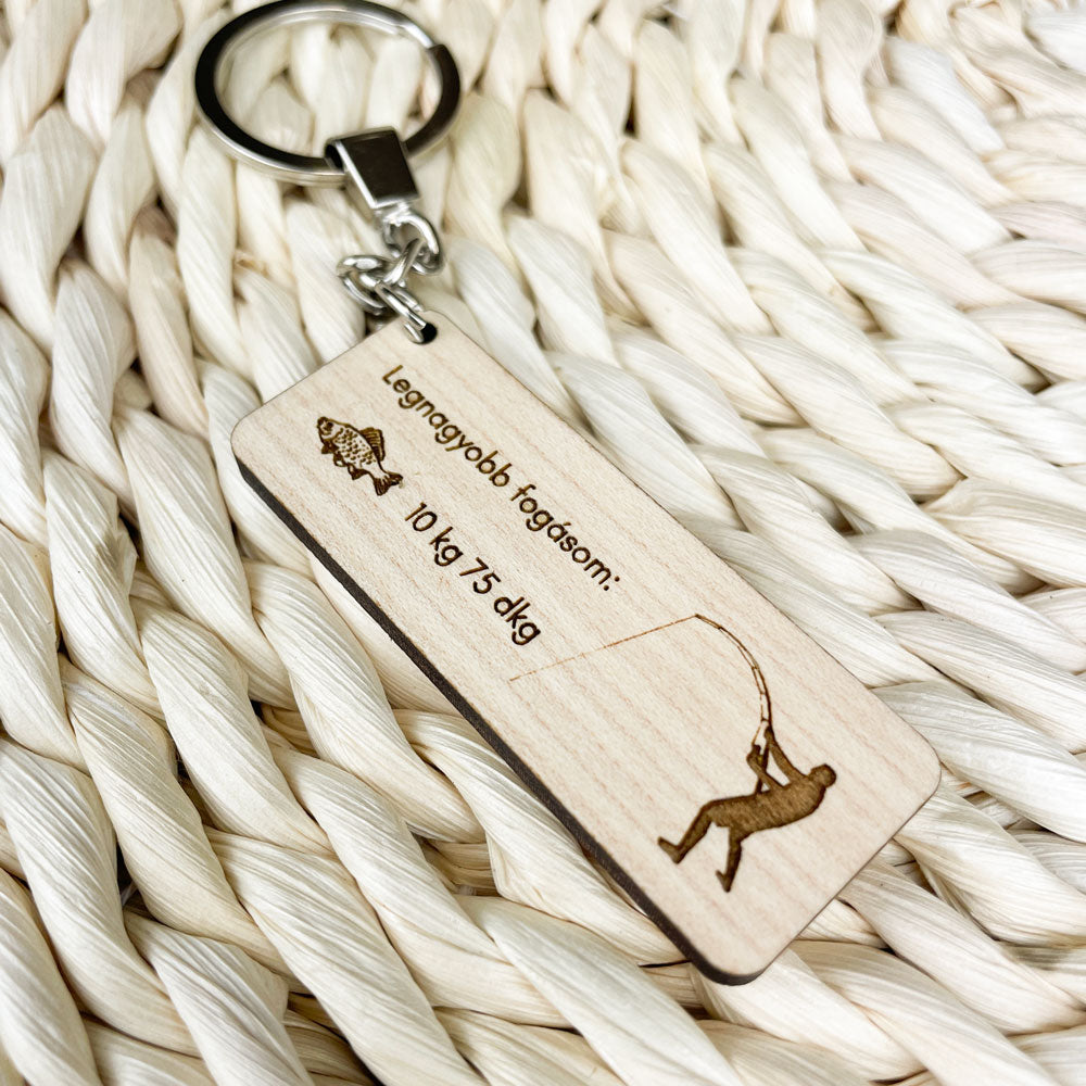 Legnagyobb fogásom kulcstartó V2