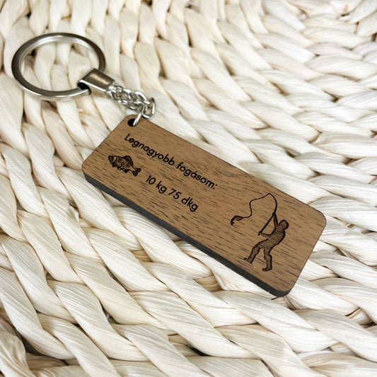 Legnagyobb fogásom kulcstartó V3