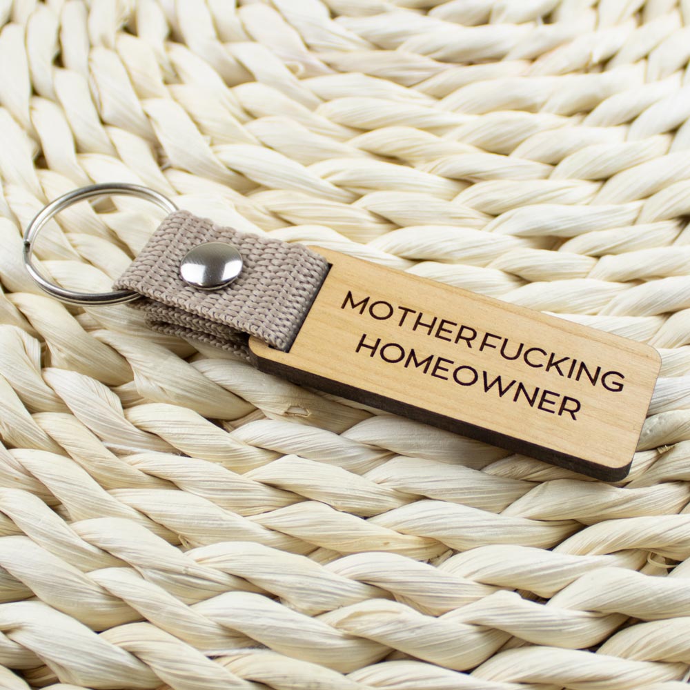Motherfucking homeowner kulcstartó