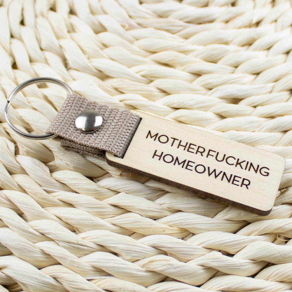 Motherfucking homeowner kulcstartó