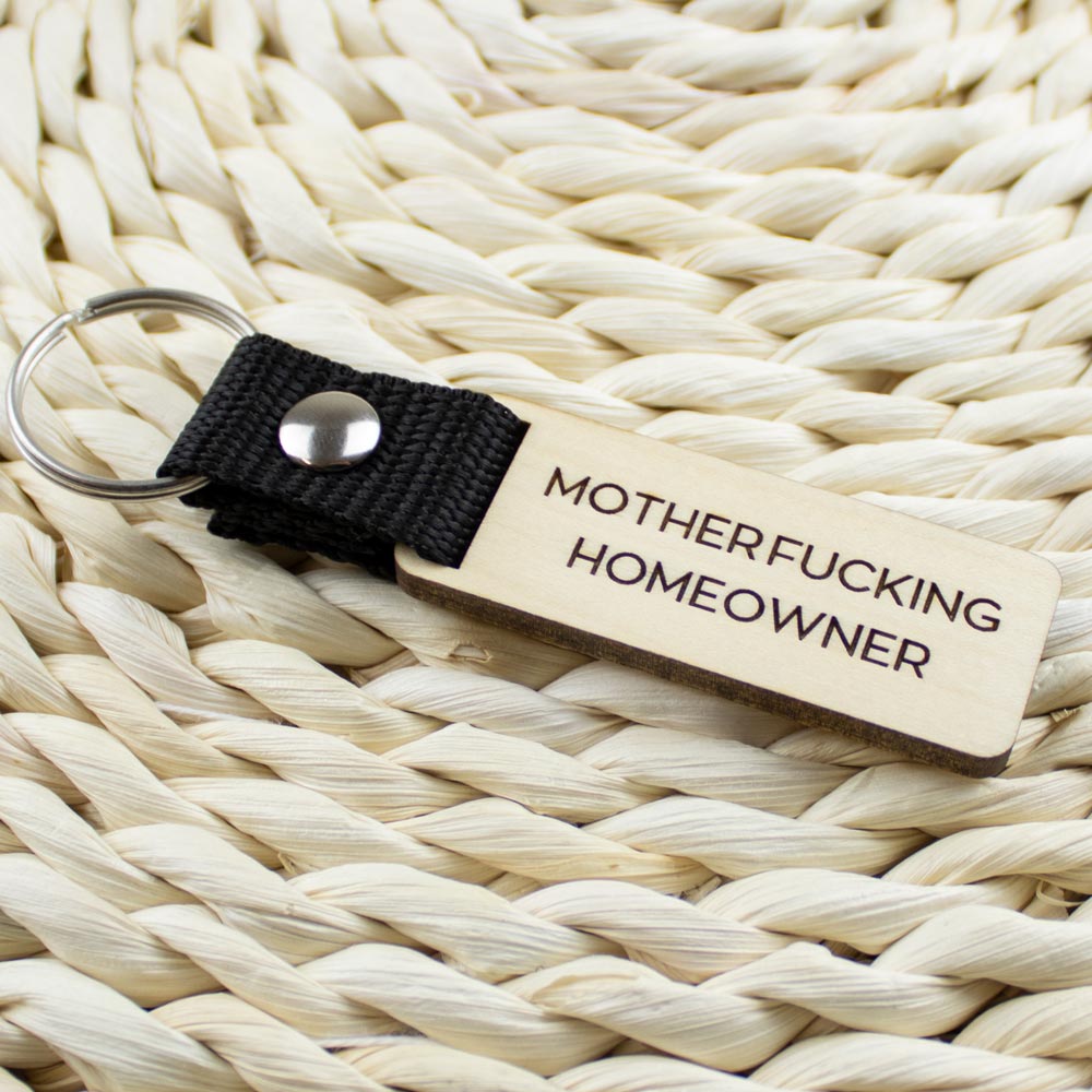 Motherfucking homeowner kulcstartó
