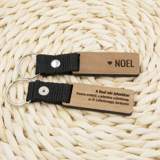 Egyedi név és jelentése kulcstartó