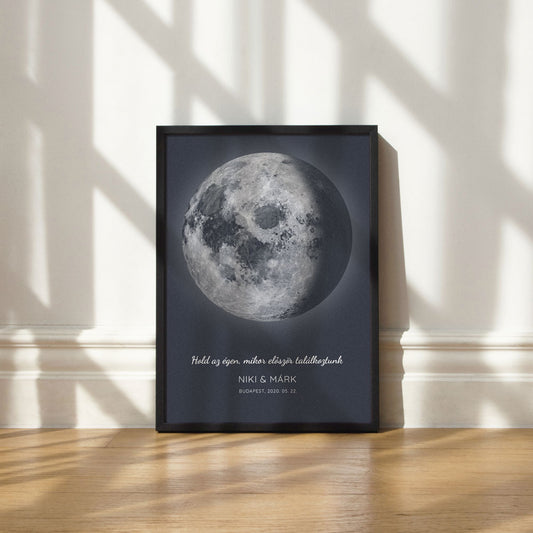 Egyedi holdfázis falikép