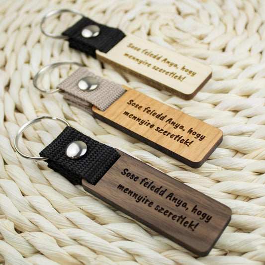 Sose feledd Anya, hogy mennyire szeretlek kulcstartó