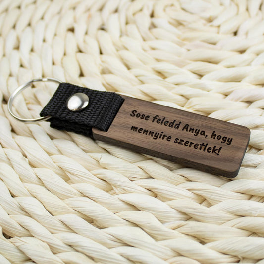 Sose feledd Anya, hogy mennyire szeretlek kulcstartó