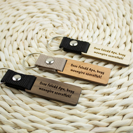 Sose feledd Apa, hogy mennyire szeretlek kulcstartó