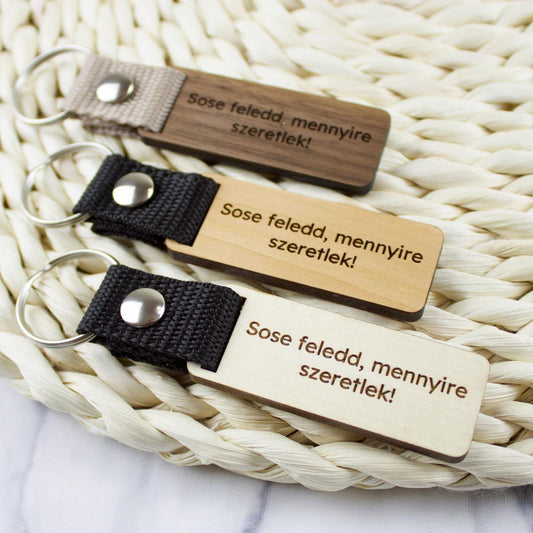 Sose feledd, mennyire szeretlek kulcstartó No.2