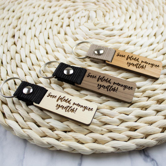 Sose feledd mennyire szeretlek! kulcstartó No.1