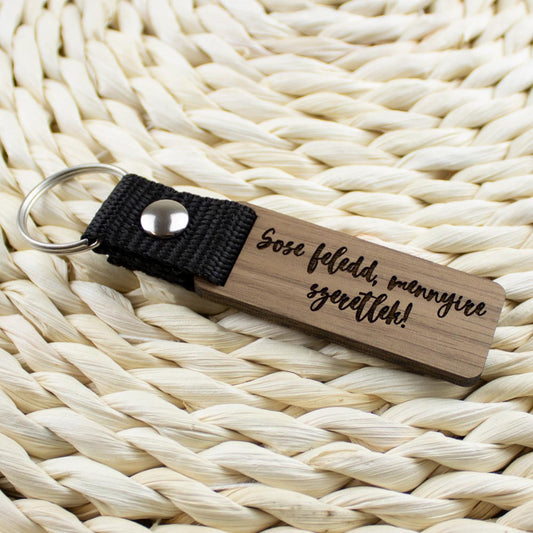 Sose feledd mennyire szeretlek! kulcstartó No.1