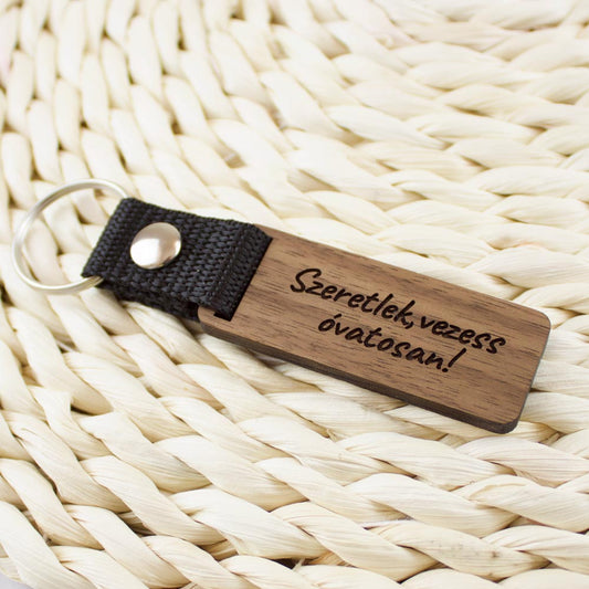 Szeretlek, vezess óvatosan! kulcstartó No.2