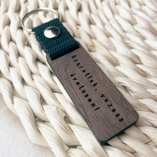 Szeretlek, vezess óvatosan! kulcstartó No.1