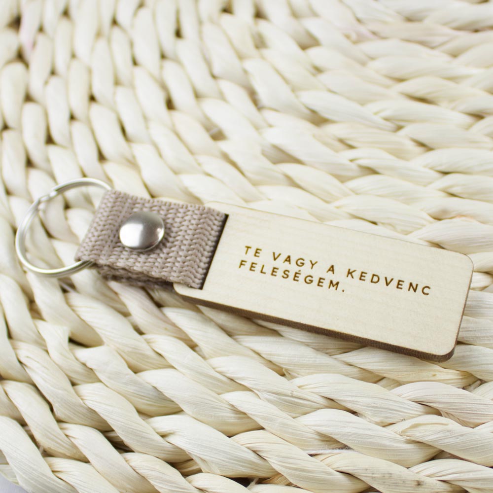 Te vagy a kedvenc feleségem kulcstartó