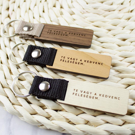 Te vagy a kedvenc feleségem kulcstartó