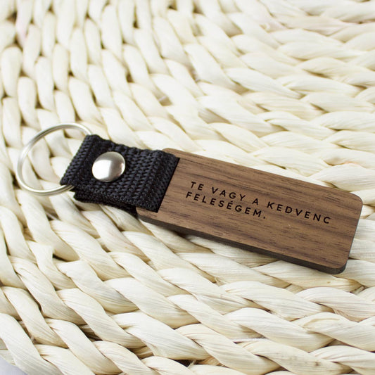 Te vagy a kedvenc feleségem kulcstartó