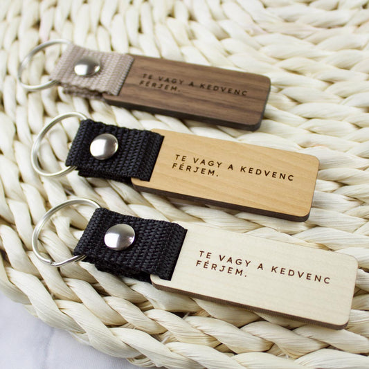 Te vagy a kedvenc férjem kulcstartó